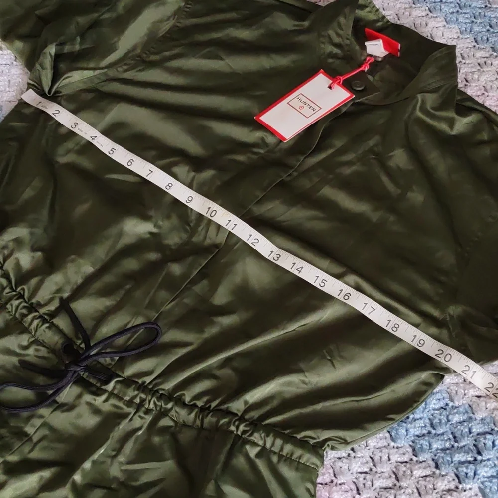 Hunter X Target Medium Olive Green Satin Romper
